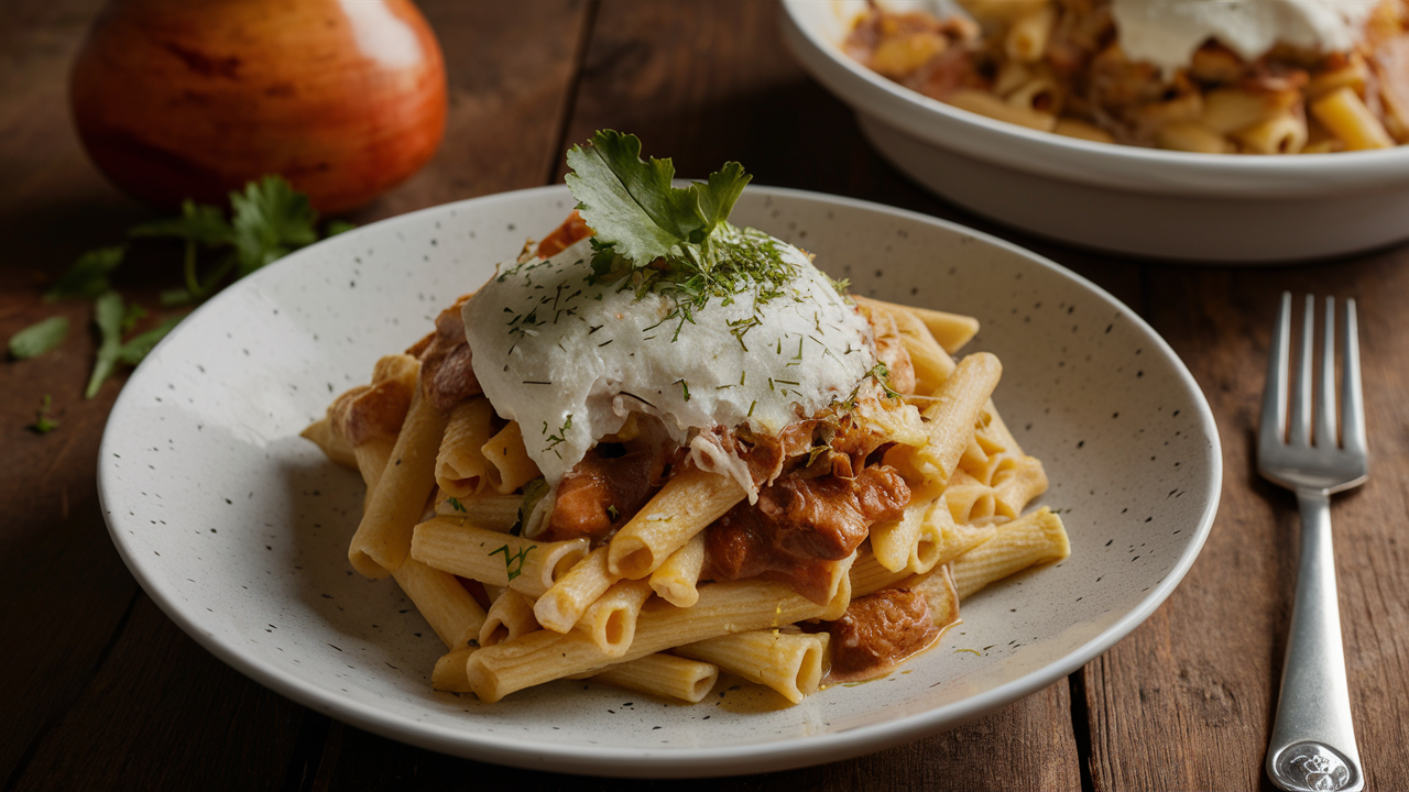 Chicken Pot Pie Pasta