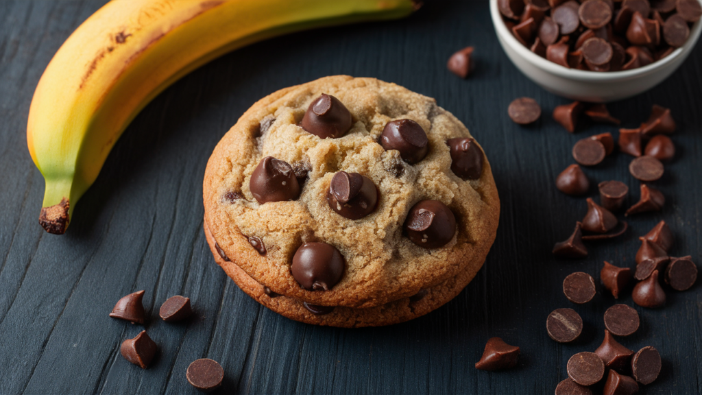 Banana Chocolate Chip Cookies