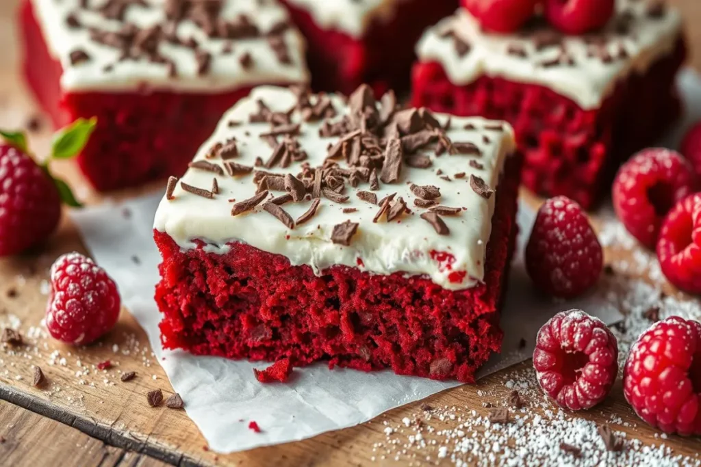 red velvet brownies​