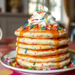 Cake Batter Funfetti Pancakes